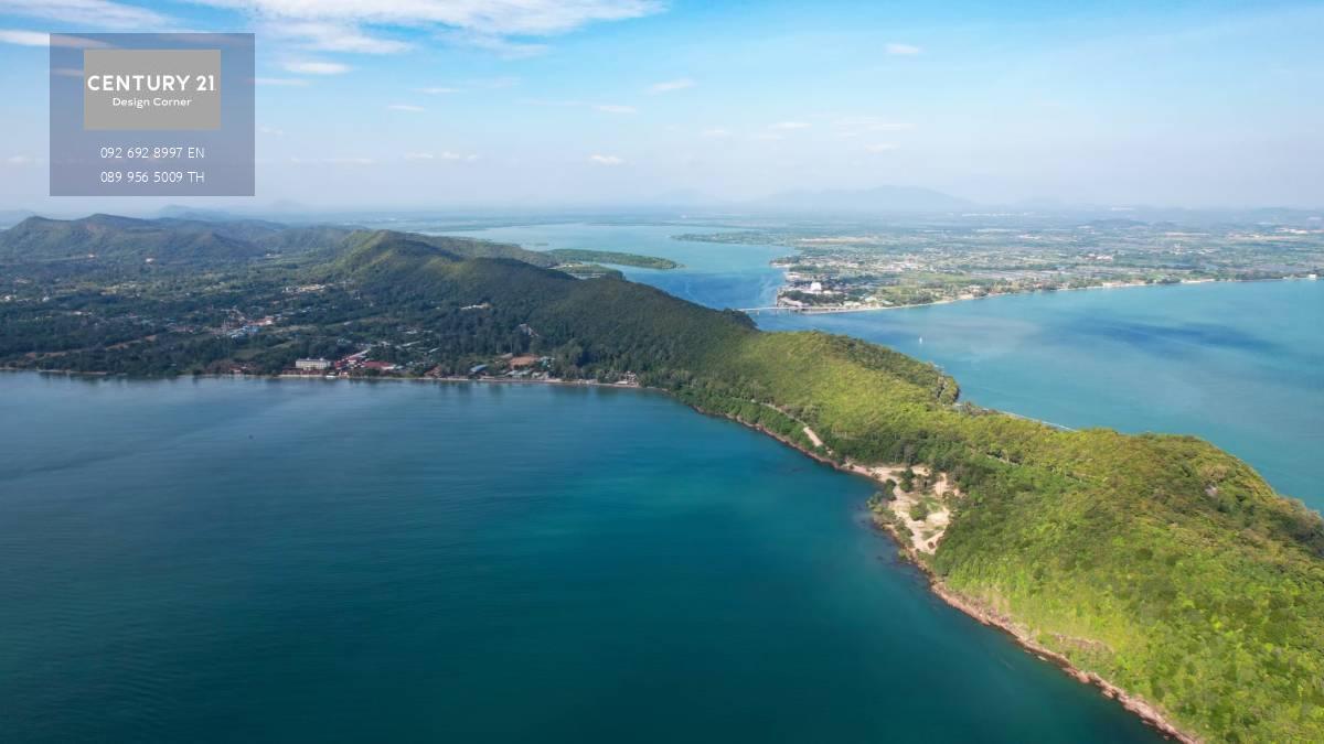 ขายที่ดินติดทะเล หาดส่วนบุคคล ฝั่งหาดเจ้าหลาว จันทบุรี  โฉนด นส.3ก 