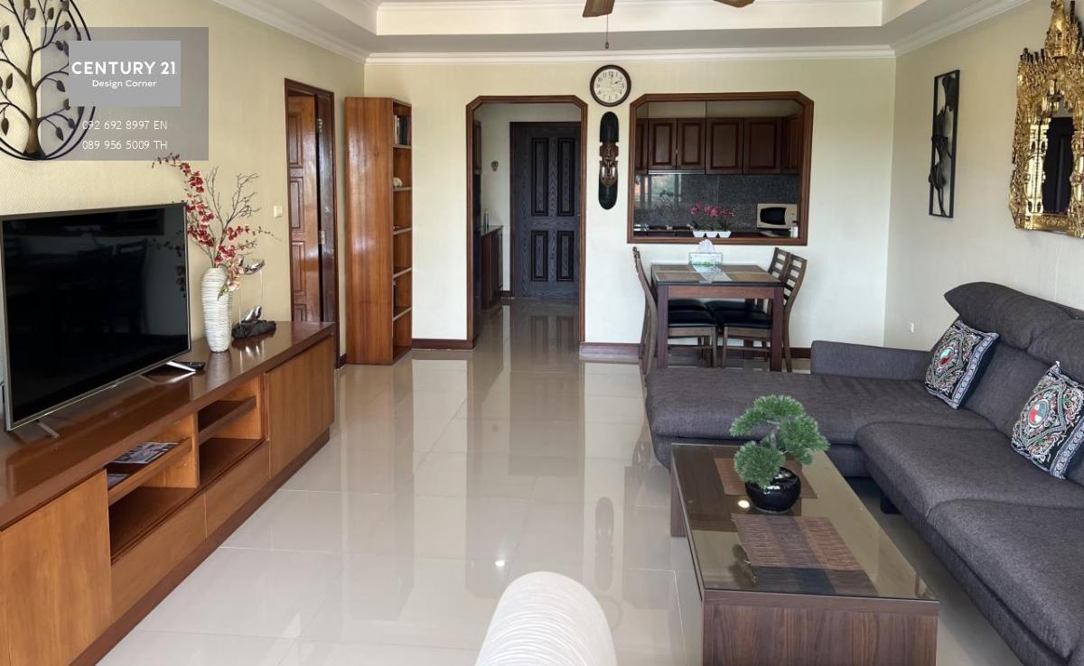 This large condominium is for sale and it comes at the price of 3,690,000฿ and for rent for 23,000฿ (12 months contract) 89 square meters 1 bedroom & 1 bathroom Foreign Quota Condo features: Large balcony with city view Large living room area Wooden furni