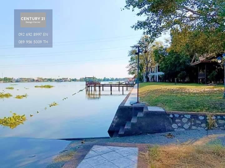 * สวยหรู  ติดริมแม่น้ำเจ้าพระยา ปทุมธานี  บ้านพร้อมที่ดิน 10 ไร่เศษ เจ้าพระยาปทุมธานี สามโคก