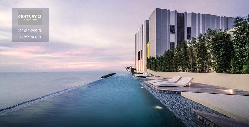 คอนโด Baan Plai Haad Wongamat ให้เช่า Beachfront Condo โซนวงศ์อมาตย์ วิวทะเล 1 ห้องนอน 1 ห้องน้ำ 