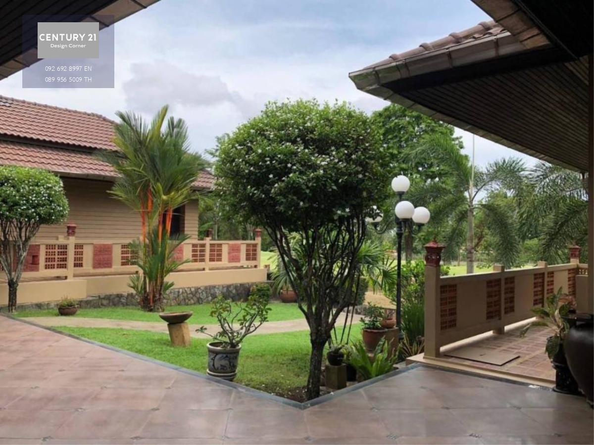 This beautiful house comes partially furnished and fully fitted. House features: Beautifully landscaped and well-maintained garden Automatic sprinkling system Surrounded by greenery Compound house with three separate buildings, a rooftop connecting the th