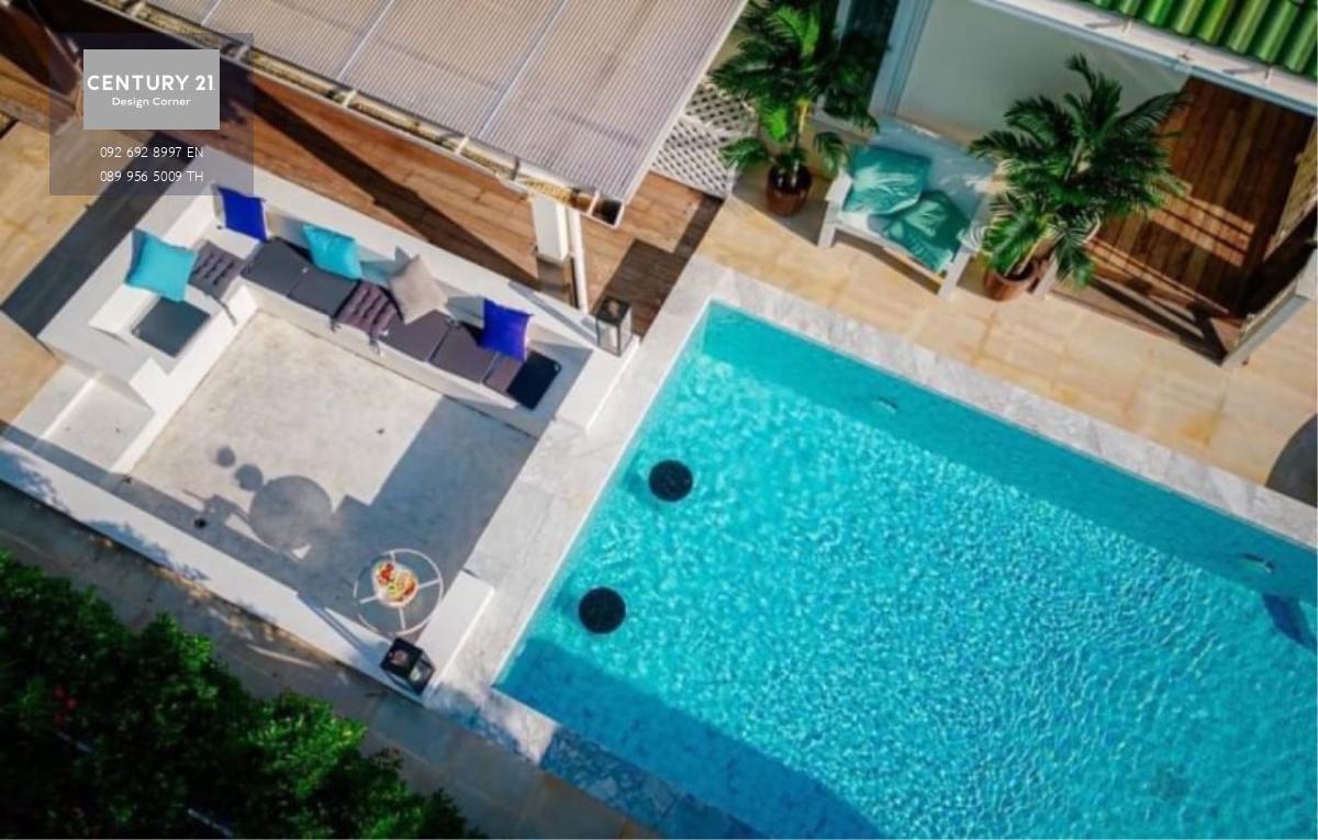 ขายบ้านPool Villa ริมทะเลบนหาดส่วนตัว   หมู่บ้าน𝐂𝐚𝐬𝐚𝐥𝐮𝐧𝐚r - บางแสน