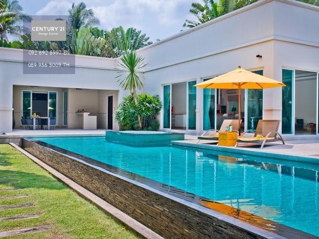 ว่างให้เช่า บ้านพูลวิลล่า ในโครงการ The Vineyard Pool villas เมืองพัทยา