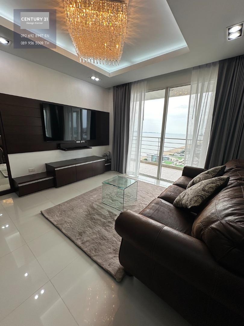 คอนโดวิวทะเล ห้องพร้อมเข้าอยู่ ว่างให้เช่า La Royale Beach Pattaya