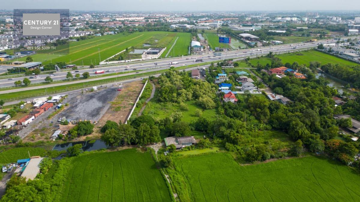 ขายที่ดินติดถนนคู่ขนานกาญจนาภิเษก เขตคลองสามวา มีนบุรีกรุงเทพ