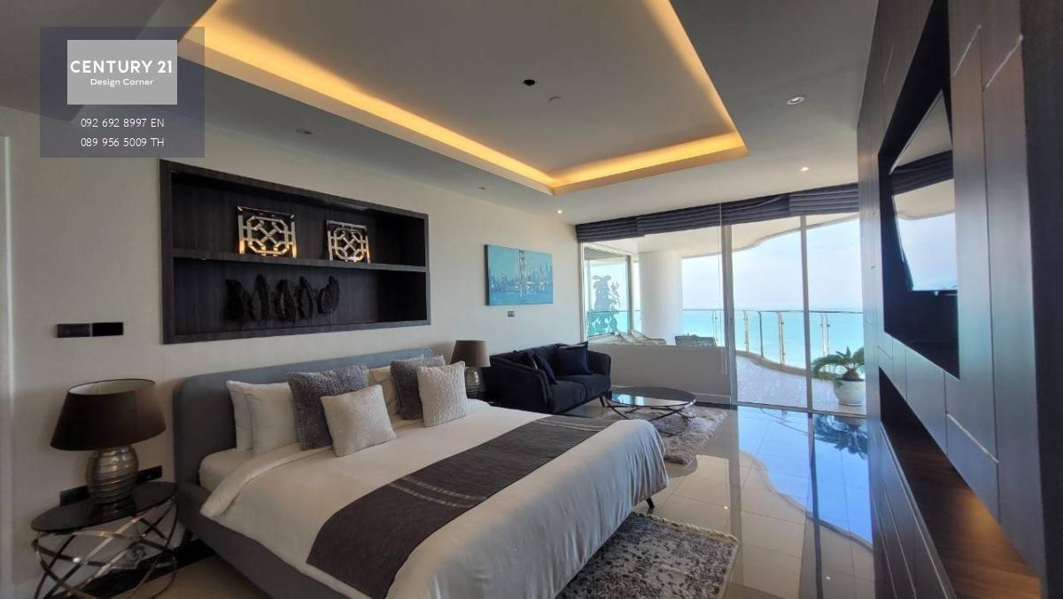 คอนโดสวย วิวทะเล ห้องพร้อมเข้าอยู่  ว่างให้เช่า La Royale Beach พัทยา