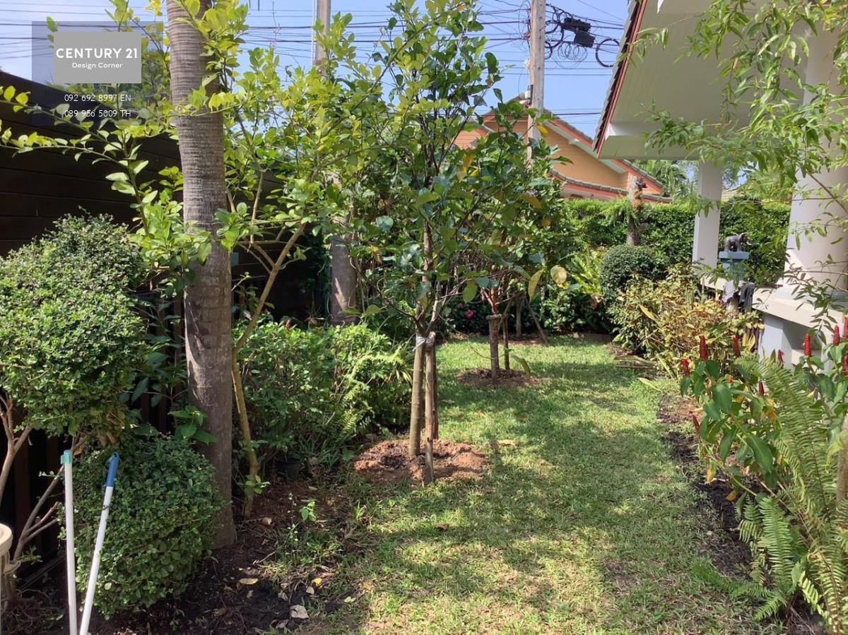 This two-bedroom house is for sale and it comes at the price of 5,300,000฿ 2 Bedrooms & 2 Bathrooms 159 square meters of usable area 376 square meters land plot size Fully furnished & fitted. Ready to move in. House features: Private garden Private swimmi