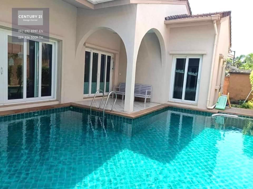 ให้เช่า - บ้านพัทยา pool villa หมู่บ้าน silk road 