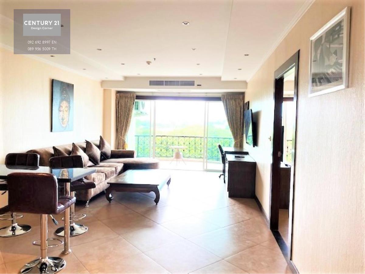 This condo is for sale at the price of 2,950,000฿ 1 bedroom & 2 bathrooms 81 square meters 5th floor Company ownership Fully furnished & ready to move in Condo features: Very spacious living room area Fully equipped kitchen with kitchen counter Large balc