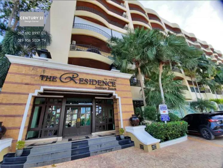 ว่างให้เช่า คอนโดใกล้ทะเล ห้อมพร้อมเข้าอยู่  The Residence Jomtien Beach พัทยา