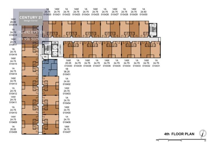 เวย์ โพธิสาร by SANSIRI ราคาล้านต้น ๆ คอนโดใหม่ใกล้ Terminal 21 ขนาด 1 ห้องนอน 1 ห้องน้ำ แต่งครบ พร้อมเครื่องใช้ไฟฟ้า พิกัดโพธิสาร พัทยา