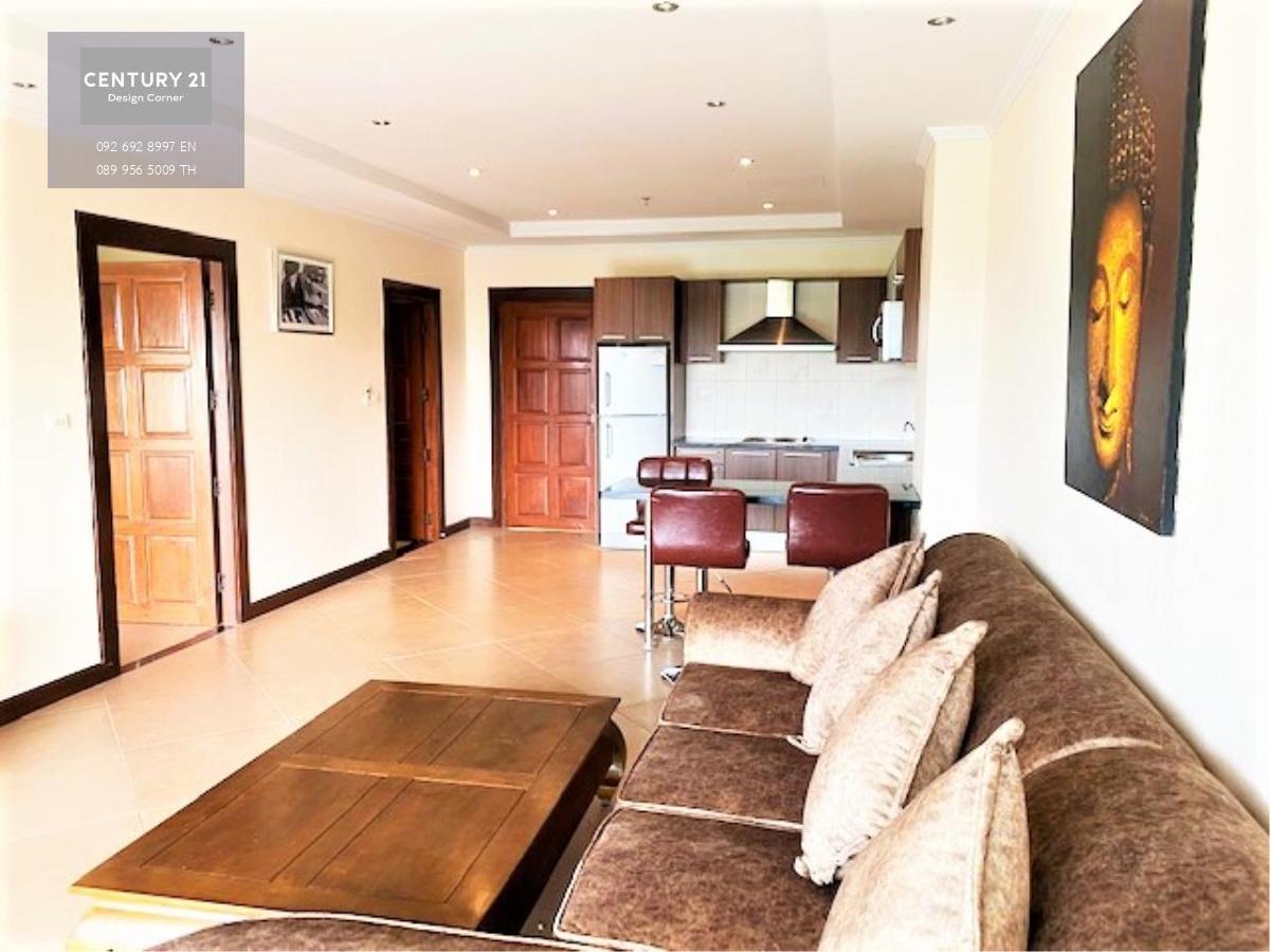 This condo is for sale at the price of 2,950,000฿ 1 bedroom & 2 bathrooms 81 square meters 5th floor Company ownership Fully furnished & ready to move in Condo features: Very spacious living room area Fully equipped kitchen with kitchen counter Large balc