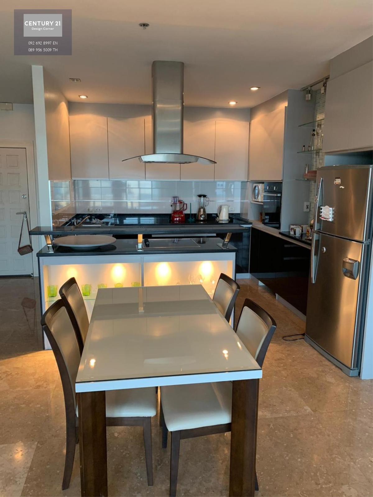 This sea view condo is for sale and it comes at the price of 11,900,000฿ 2 bedrooms & 2 bathrooms 137 square meters 15th floor Foreign quota Condo features: 2 bedrooms & 2 bathrooms Large living room area & balcony with city and sea view Fully equipped ki