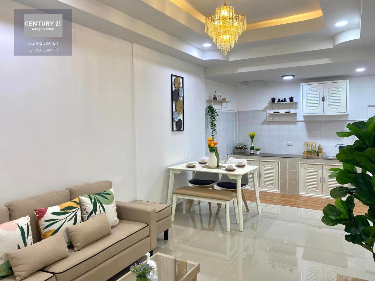 1-story townhouse for sale, close to Jomtien Beach, just 5 minutes. 