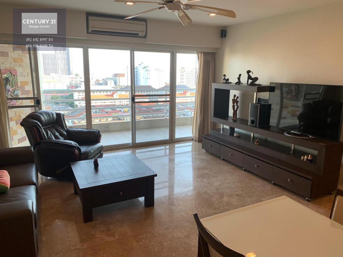 This sea view condo is for sale and it comes at the price of 11,900,000฿ 2 bedrooms & 2 bathrooms 137 square meters 15th floor Foreign quota Condo features: 2 bedrooms & 2 bathrooms Large living room area & balcony with city and sea view Fully equipped ki