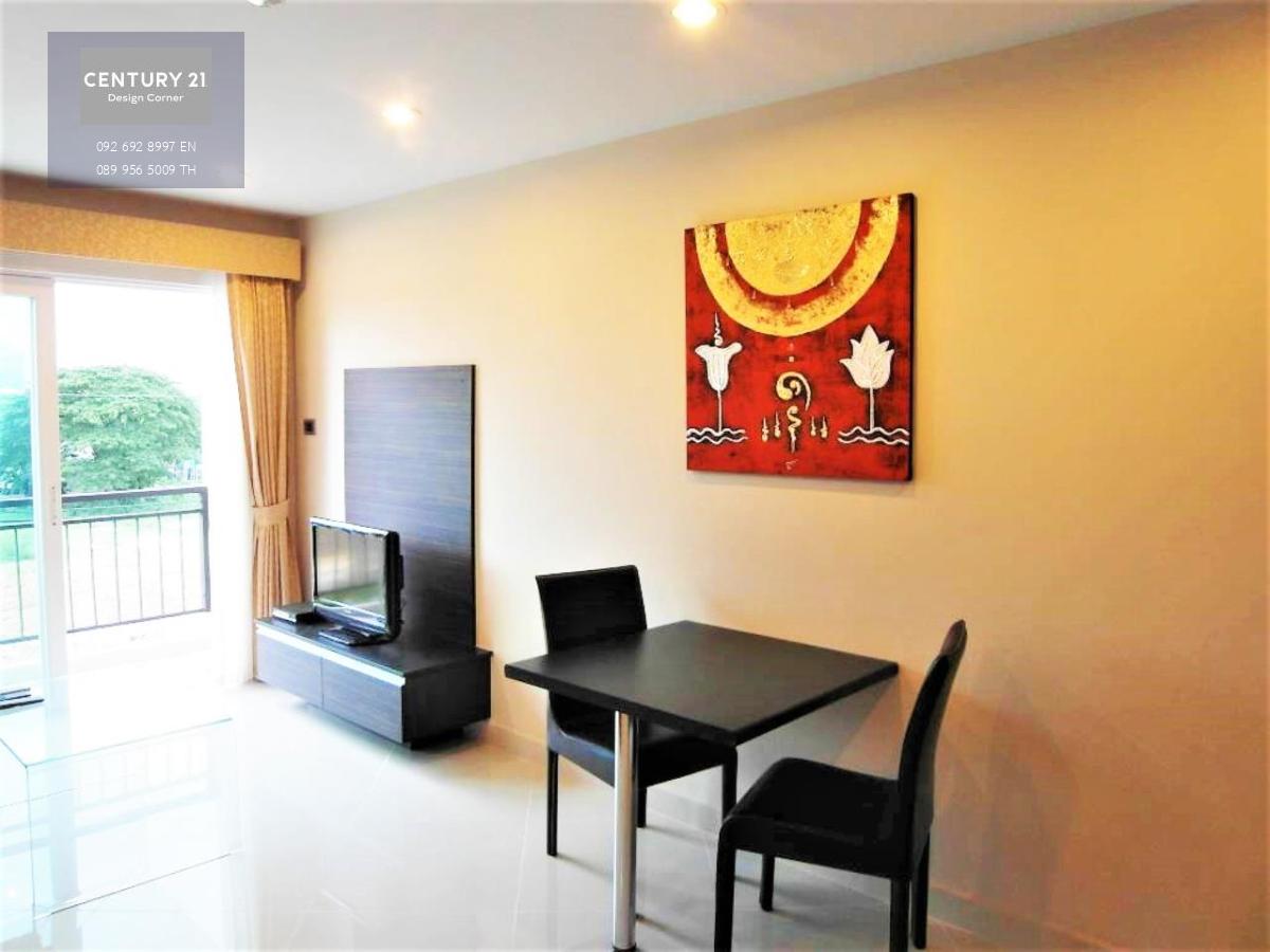 This condo is for sale at the price of 1,290,000฿ (Recently reduced from 1,390,000฿) Studio 30 square meters Foreign quota 12th floor Condo features: Fully equipped European kitchen Ceiling fan Balcony with sea-view Project features: Resident\ s lobby in 