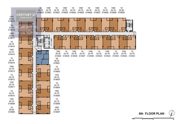 เวย์ โพธิสาร by SANSIRI ราคาล้านต้น ๆ คอนโดใหม่ใกล้ Terminal 21 ขนาด 1 ห้องนอน 1 ห้องน้ำ แต่งครบ พร้อมเครื่องใช้ไฟฟ้า พิกัดโพธิสาร พัทยา