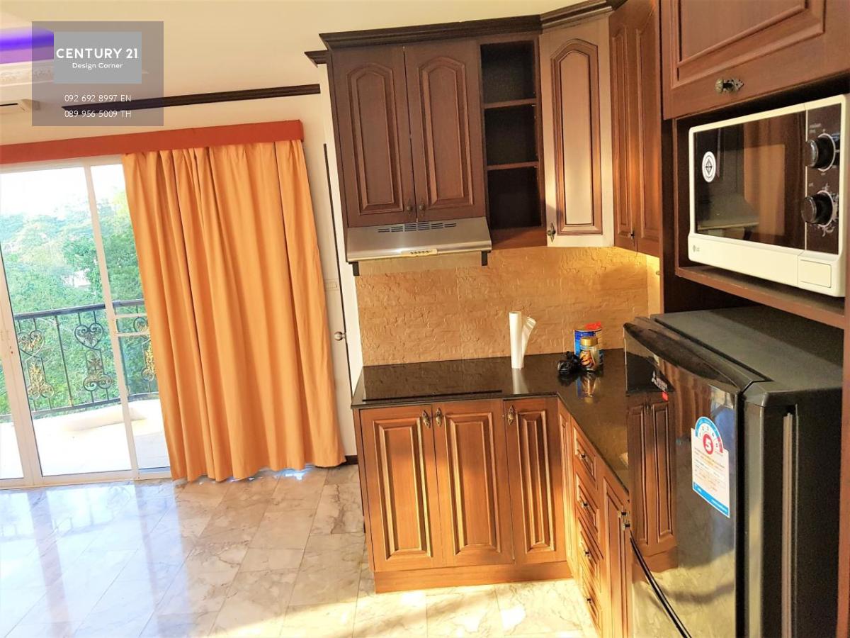 This ground floor condo is for sale at the price of 1,990,000฿ 1 bedroom & 1 bathroom 41.5 square meters Ground floor Foreign quota Fully furnished & ready to move in Condo features: Fully equipped European kitchen Bedroom with en-suite Built-in wardrobes