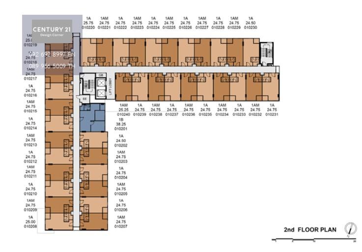 เวย์ โพธิสาร by SANSIRI ราคาล้านต้น ๆ คอนโดใหม่ใกล้ Terminal 21 ขนาด 1 ห้องนอน 1 ห้องน้ำ แต่งครบ พร้อมเครื่องใช้ไฟฟ้า พิกัดโพธิสาร พัทยา