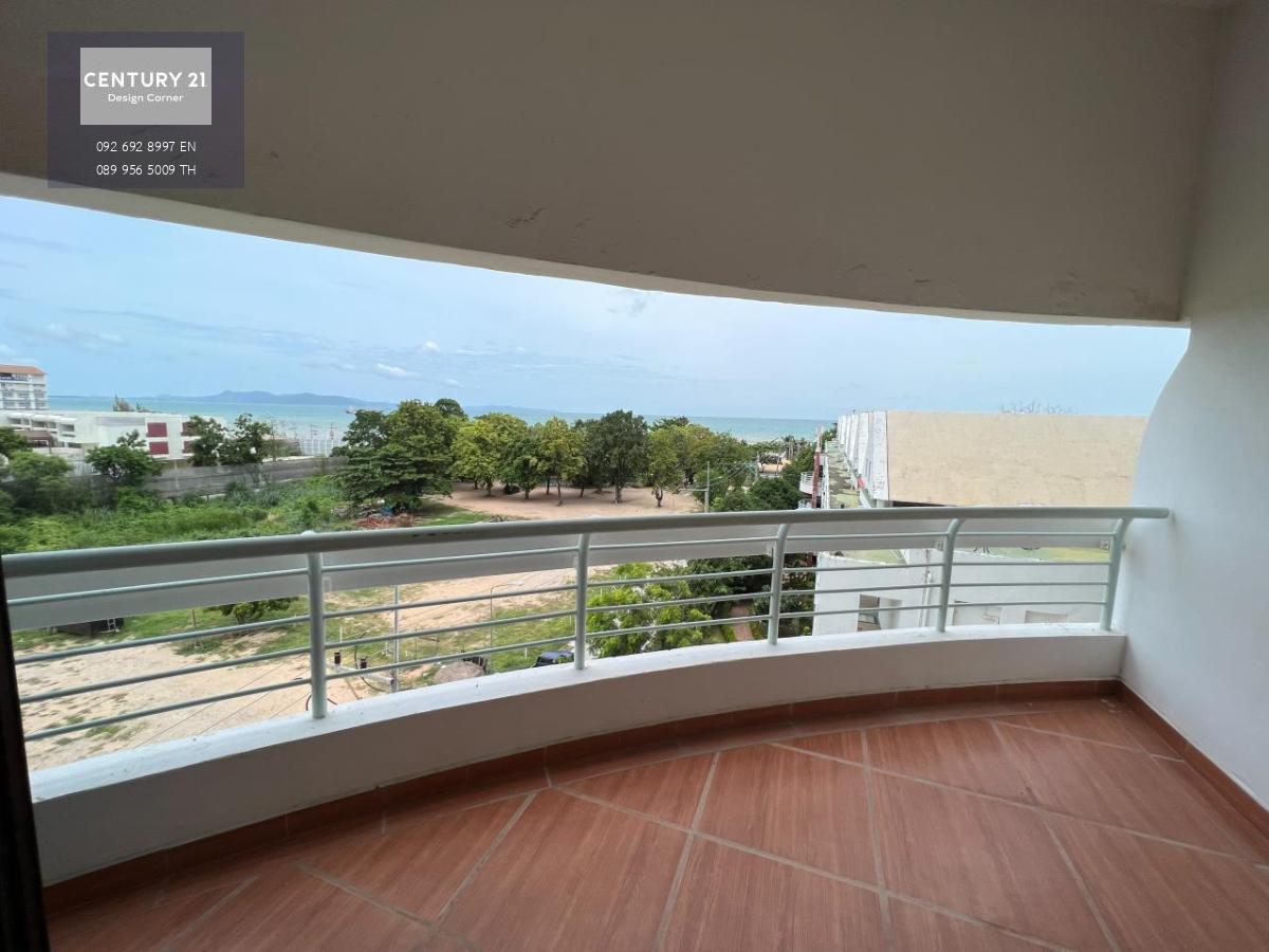 This beachfront condominium comes at the price of 6,000,000฿ 1 Bedroom & 1 Bathroom 110 square meters Fully furnished & fitted. It has been renovated from its original condition Foreign Quota Transfer fees & taxes: 50/50 Condo features, furniture & applia