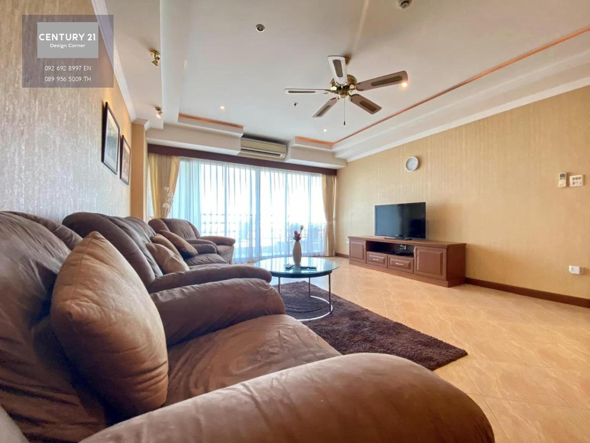 This low-rise condo is for sale and it comes at the price of 3,500,000฿. 1 Bedroom & 1 Bathroom 51 square meters Foreign quota Fully furnished & fitted. Ready to move in. Condo features, furniture & appliances: Balcony with garden & city view Living room 