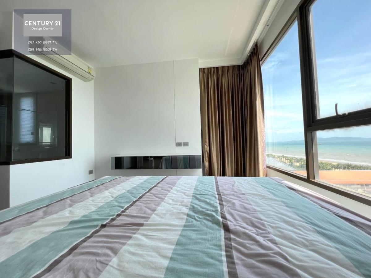 This beachfront condominium comes at the price of 10,400,000฿ 2 Bedrooms & 2 Bathrooms 77 square meters Fully furnished & fitted Foreign Quota Transfer fees & taxes: 50/50 Condo features, furniture & appliances: Corner unit Great beachfront seaview Fully 