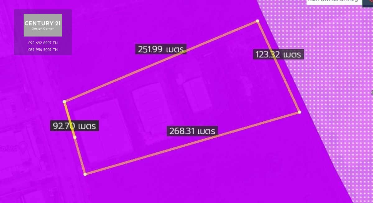 ขายที่ดิน 18 ไร่  ผังสีม่วงเข้ม ศรีราชา,ชลบุรี