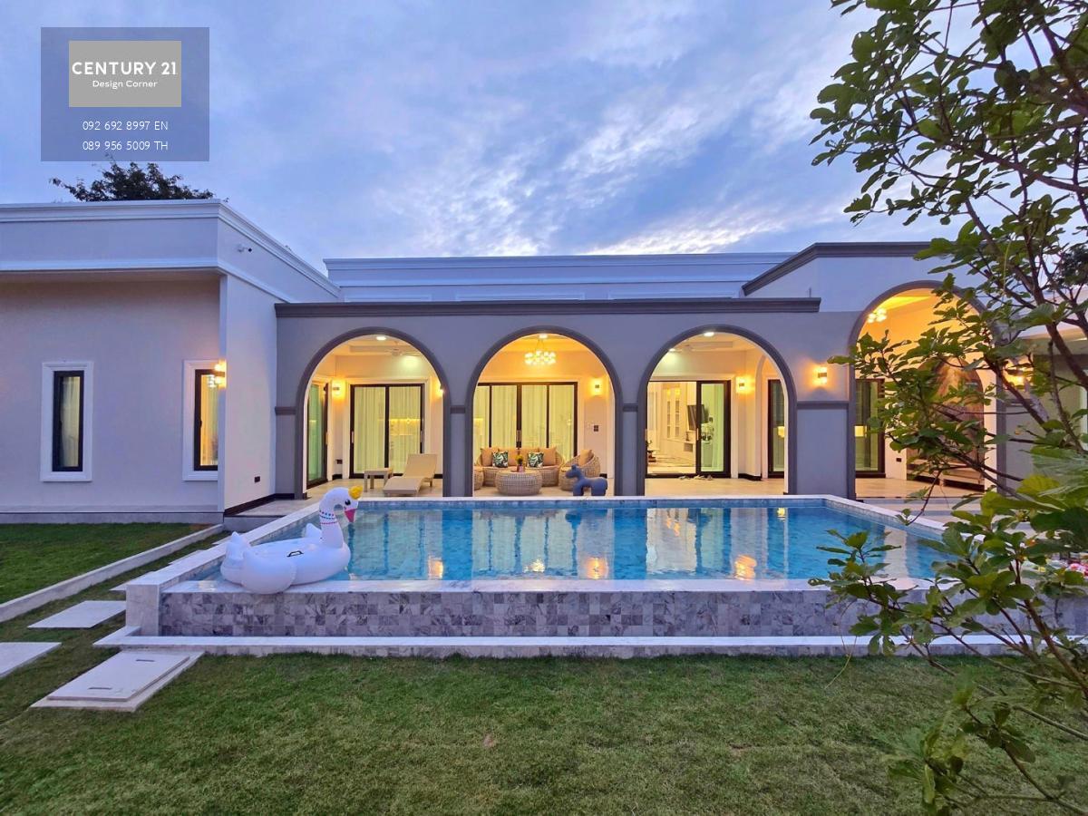 บ้านในฝันที่มีอยู่จริง..  Modern Classic Pool Villas Pattaya   พูลวิลล่าสร้างใหม่พัทยา เสร็จพร้อมเข้าอยู่ 