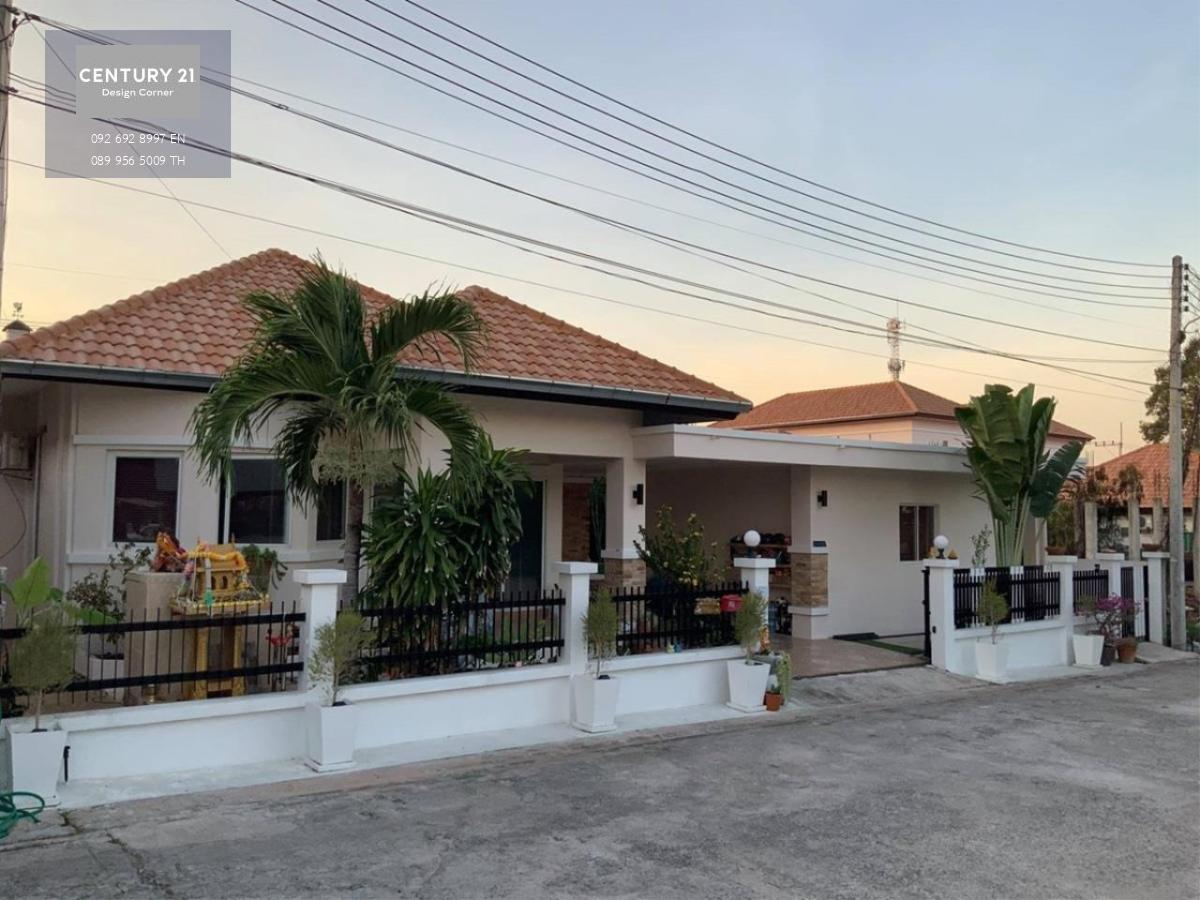 This cozy home is for sale and it comes at the price of 5,000,000฿ 3 Bedrooms & 2 Bathrooms 158 square meters of usable area 317 square meters land plot size Fully furnished & fitted. Ready to move in. House features: Private garden Private swimming pool 