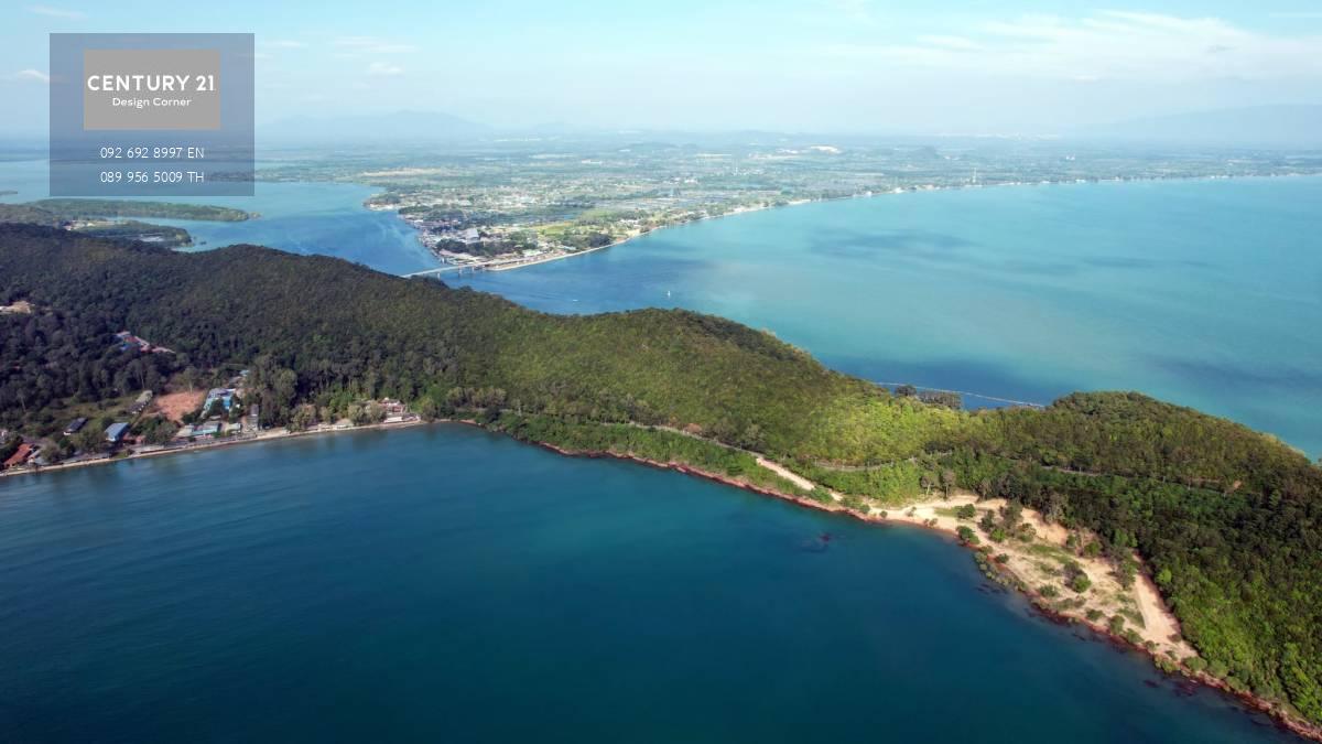 ขายที่ดินติดทะเล หาดส่วนบุคคล ฝั่งหาดเจ้าหลาว จันทบุรี  โฉนด นส.3ก 