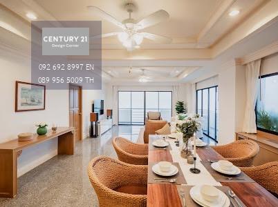 ให้เช่า คอนโด Beach Villa Viphavadi  Beachfront นาจอมเทียน วิวทะเล 3 ห้องนอน 2 ห้องน้ำ ขนาด 170 ตรม.