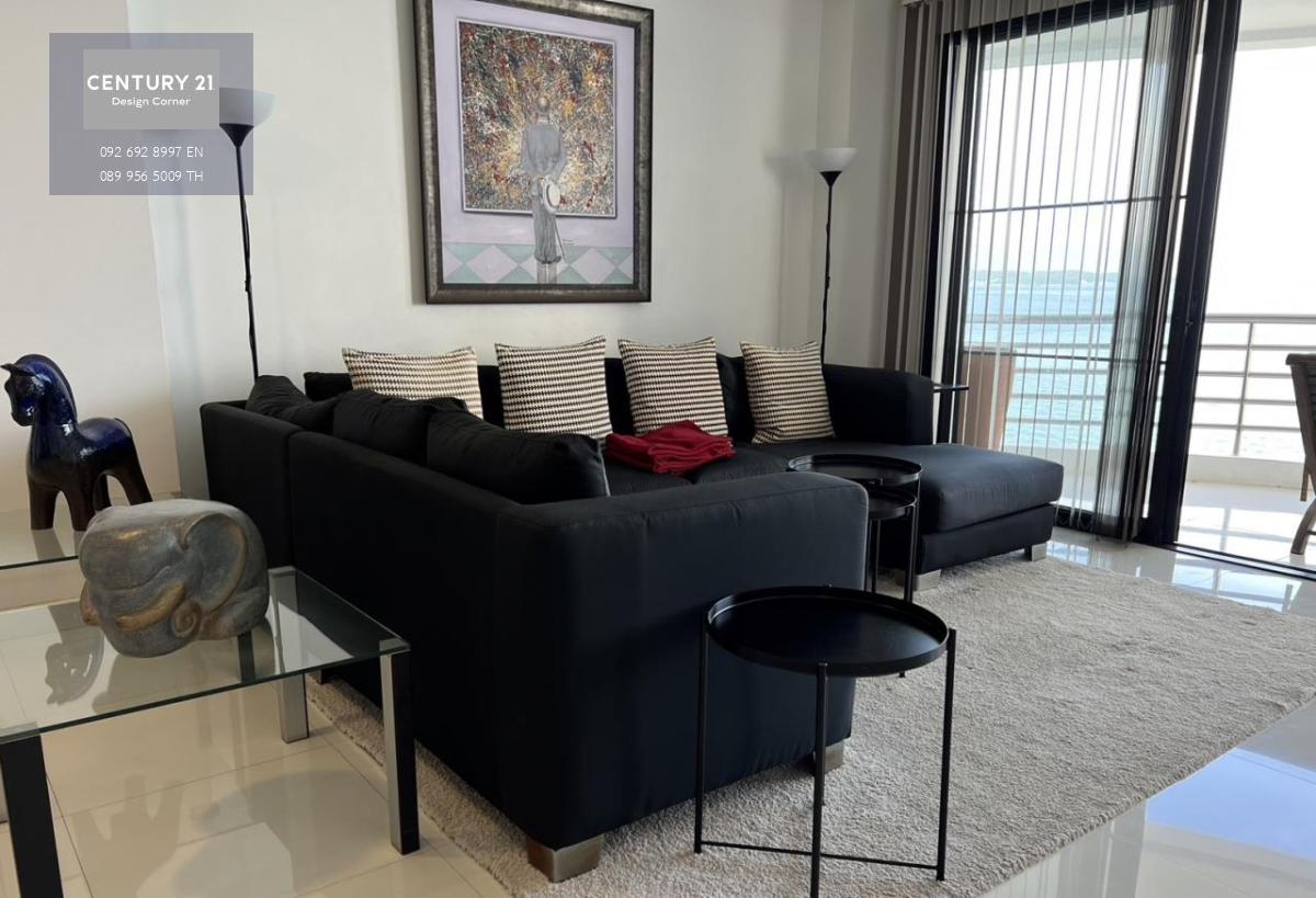 This beautifully decorated condo is for sale and it comes at the price of 22,000,000฿ 3 bedrooms & 3 bathrooms 189 square meters Under foreign quota Fully furnished & ready to move in Condo features: Spacious living room with beautiful sea-view Fully equi