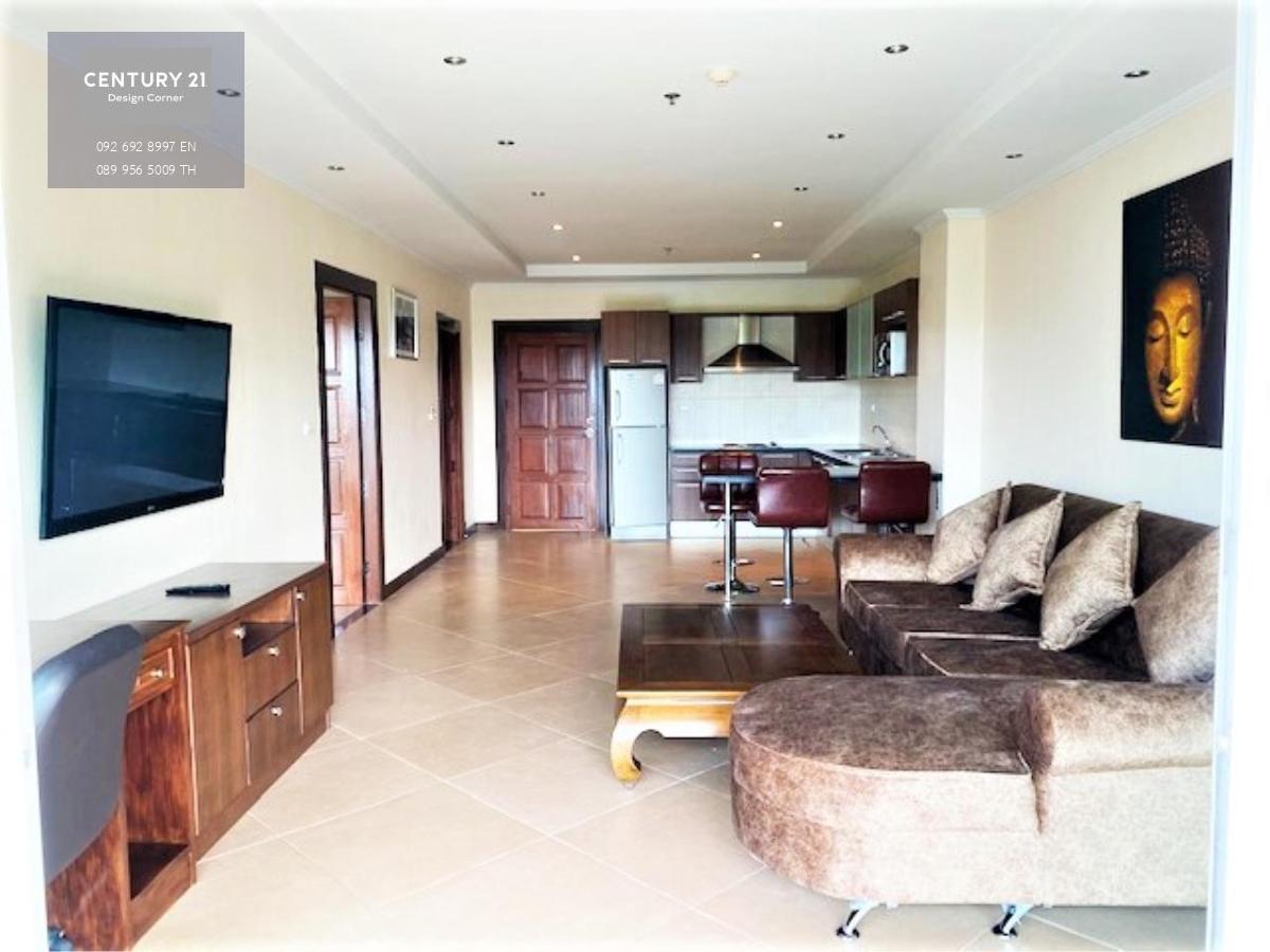 This condo is for sale at the price of 2,950,000฿ 1 bedroom & 2 bathrooms 81 square meters 5th floor Company ownership Fully furnished & ready to move in Condo features: Very spacious living room area Fully equipped kitchen with kitchen counter Large balc