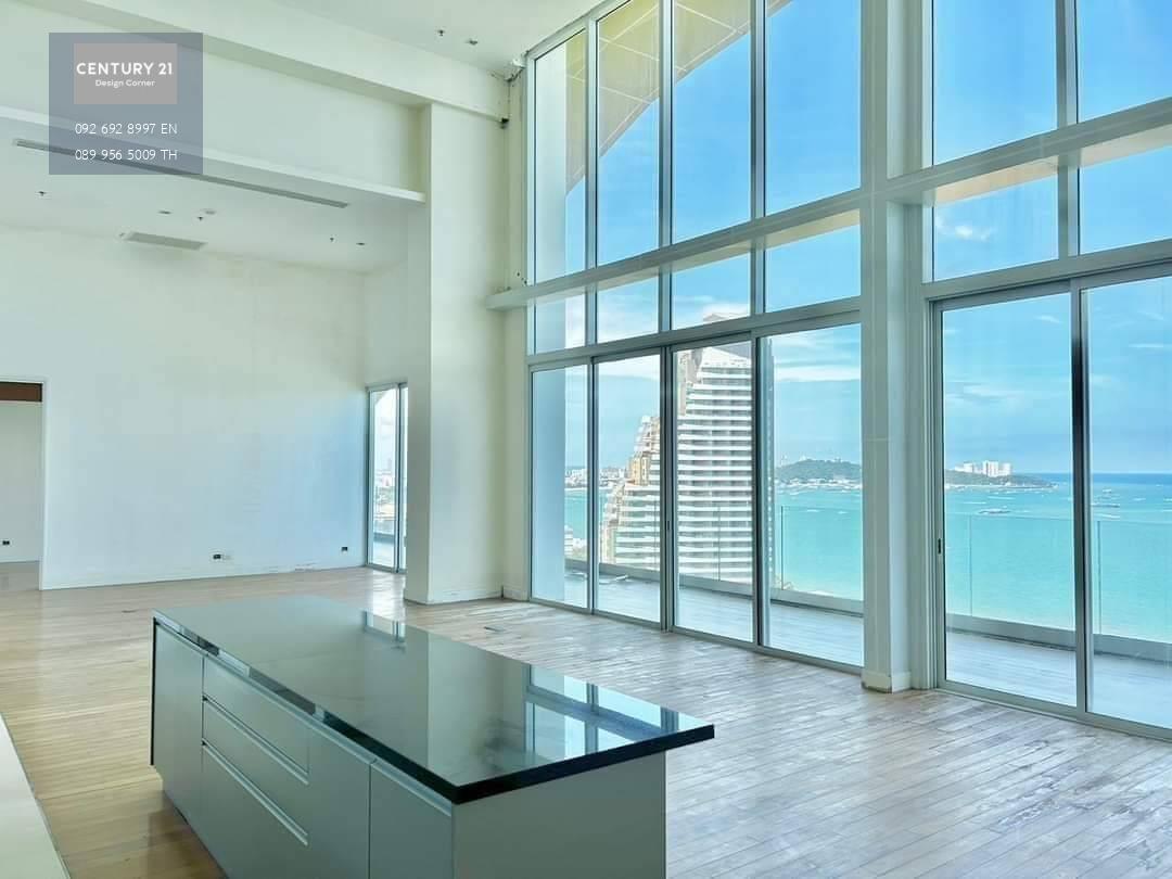 ขาย‼️The Cove Beachfront Condo เพนท์เฮาส์ใหญ่ที่สุด  4 ห้องนอน 