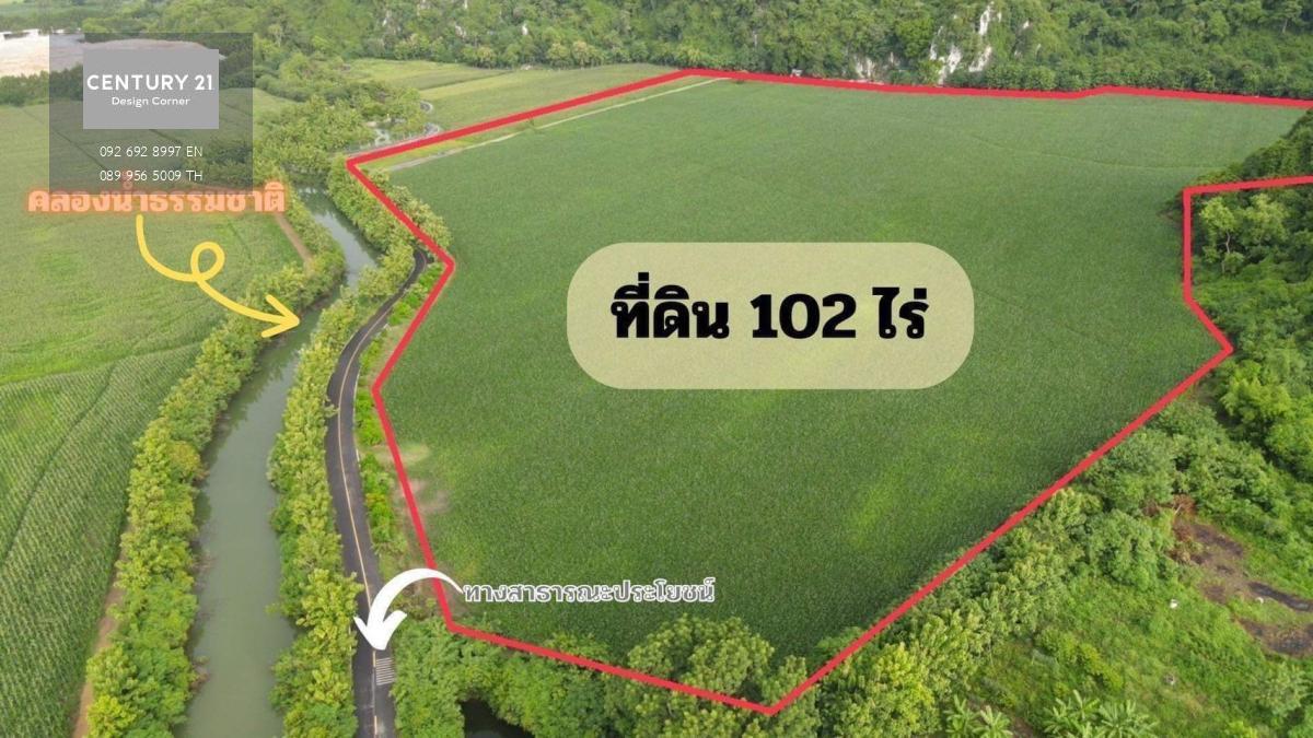 ขายที่ดินแปลงใหญ่ วิวภูเขา 102 ไร่ ท่าตูม แก่งคอย สระบุรี