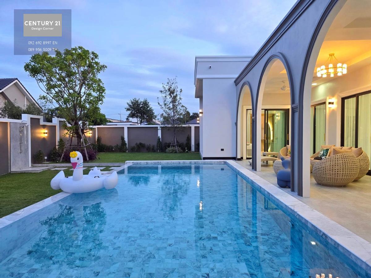 บ้านในฝันที่มีอยู่จริง.." Modern Classic Pool Villas Pattaya " พูลวิลล่าสร้างใหม่พัทยา เสร็จพร้อมเข้าอยู่ 