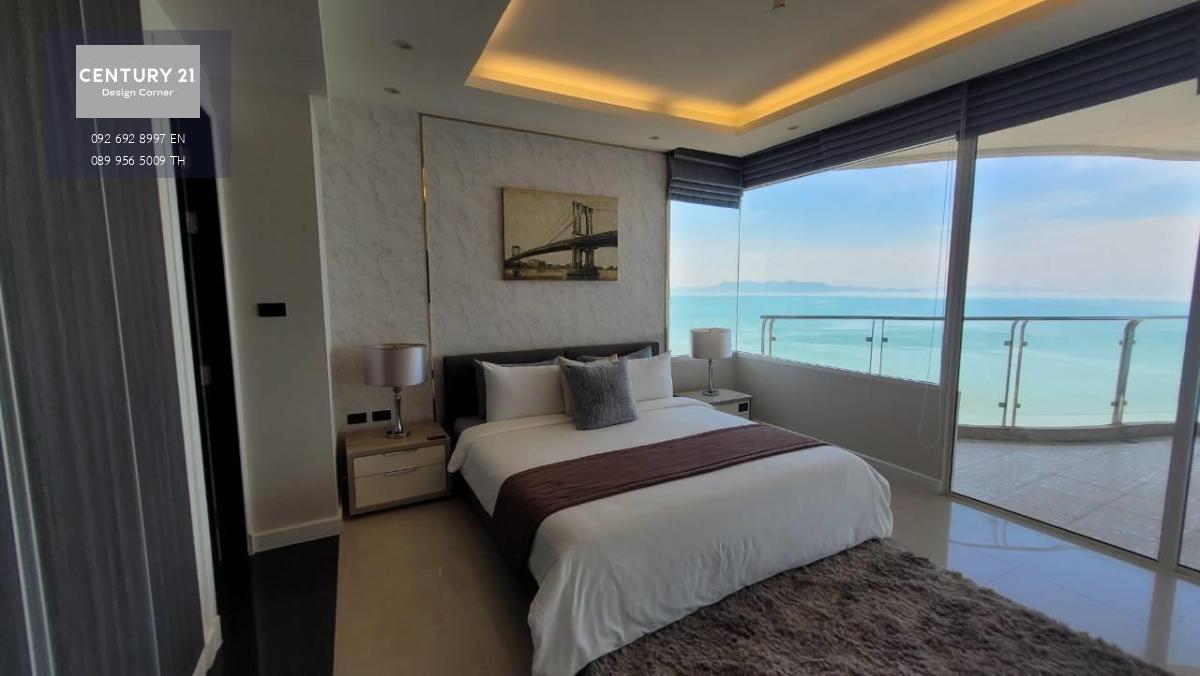 คอนโดสวย วิวทะเล ห้องพร้อมเข้าอยู่  ว่างให้เช่า La Royale Beach พัทยา