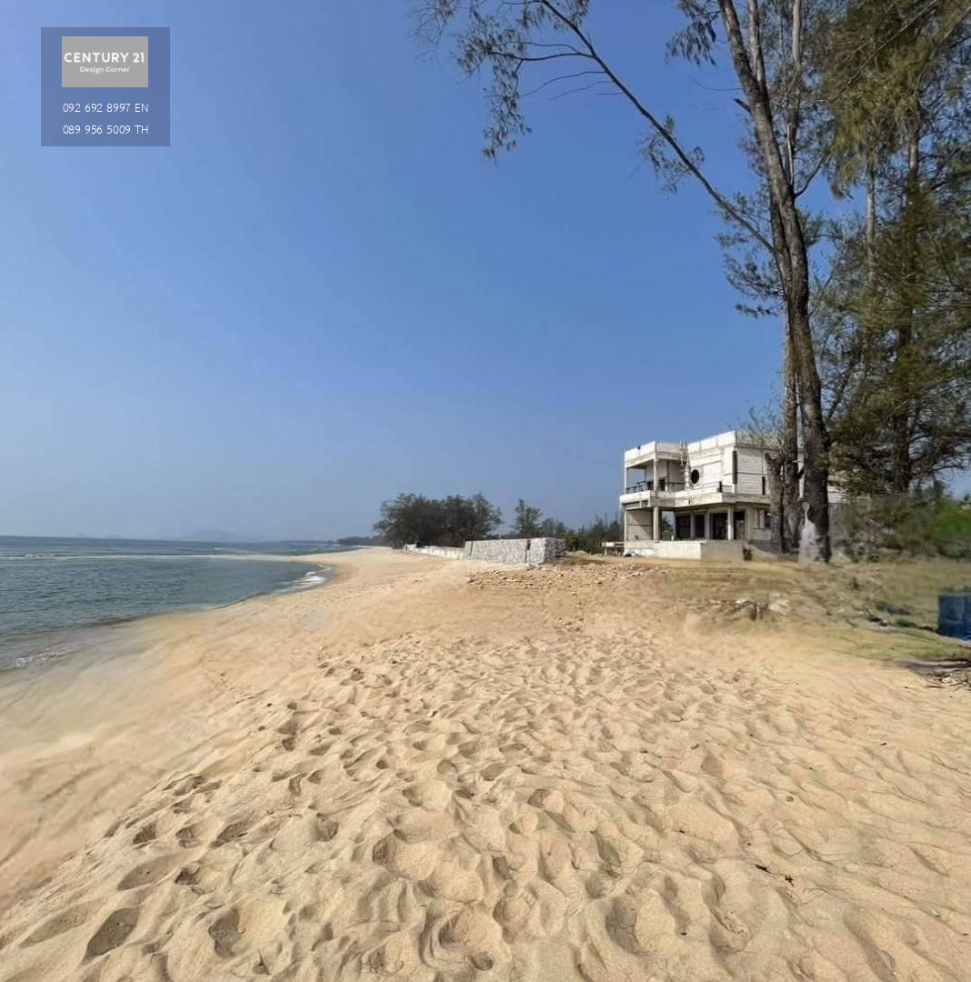 บ้านสร้างใหม่ พูลวิลล่าติดทะเล  หาดบ้านกรูด โฉนดครุฑแดง 5 ห้องนอน 6 ห้องน้ำ บ้านติดชายหาดเดินลงทะเลได้เลย